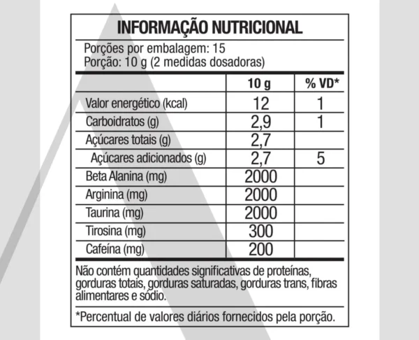 Pré-Treino Diabo Verde | FTW | Energético | 150g - Image 2