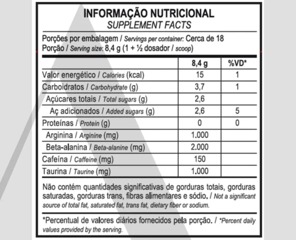 Pré-Treino Hórus | Max | Blue Ice | 150g - Image 2