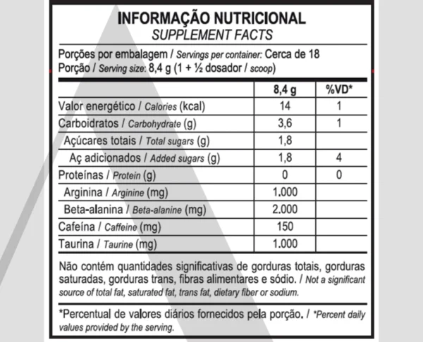Pré-Treino Hórus | Max | Frutas Vermelhas | 150g - Image 2